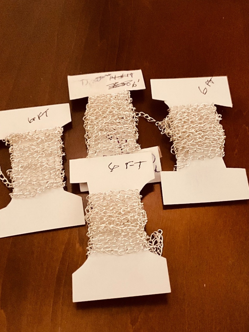 Silver Plated 4.5mm Curb Chains,  24ft for Jewelry Making